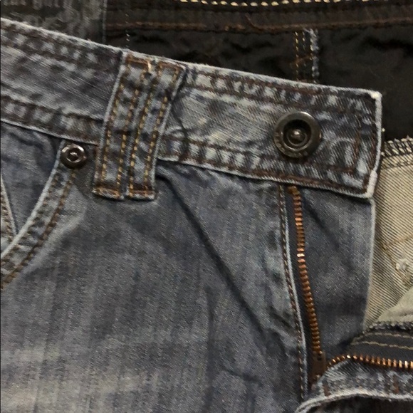 Blue Guru Vintage Jeans 32/33 Distressed EUC - Picture 3 of 9